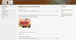 Desktop Screenshot of moreofcoffee.de