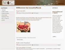 Tablet Screenshot of moreofcoffee.de